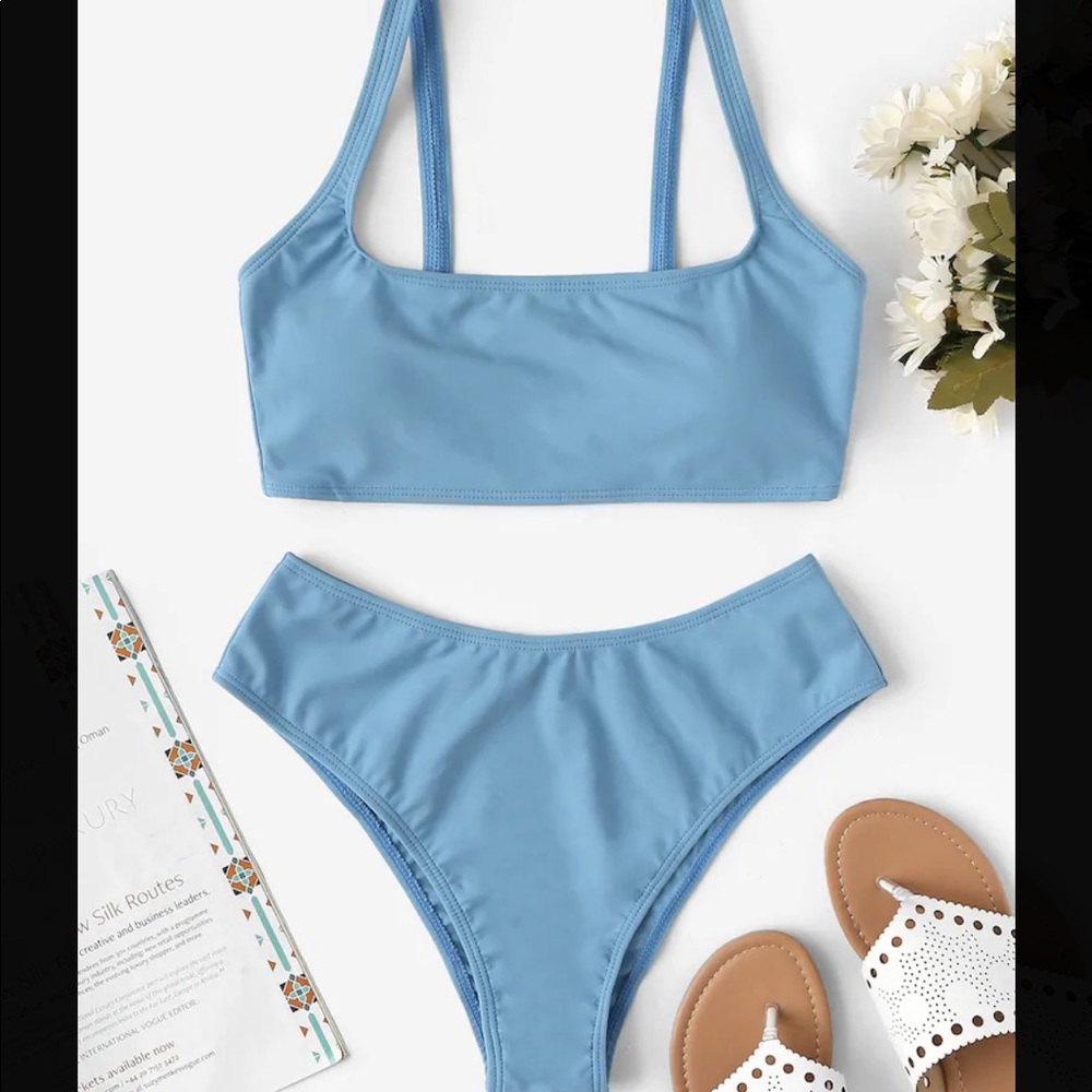 Blue bikini set size large